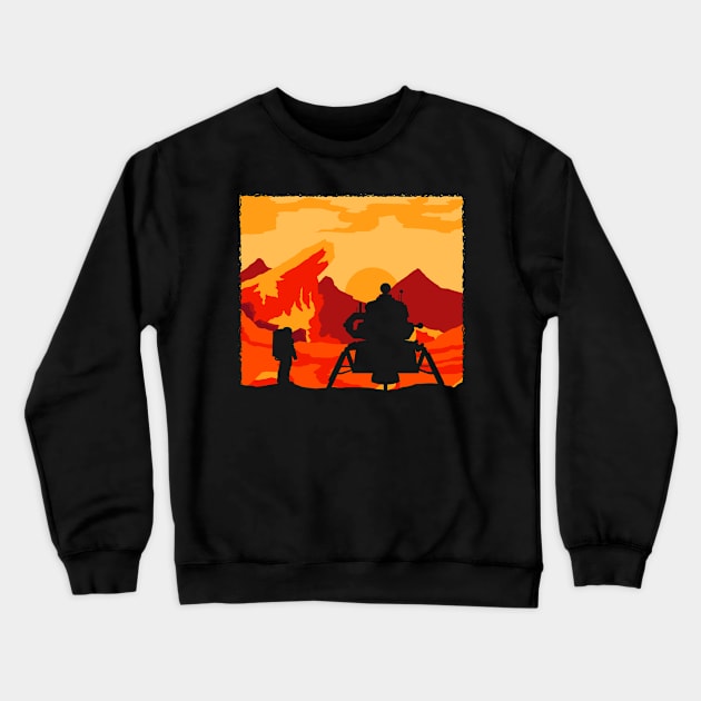 Mars Enviroment Crewneck Sweatshirt by nickbeta